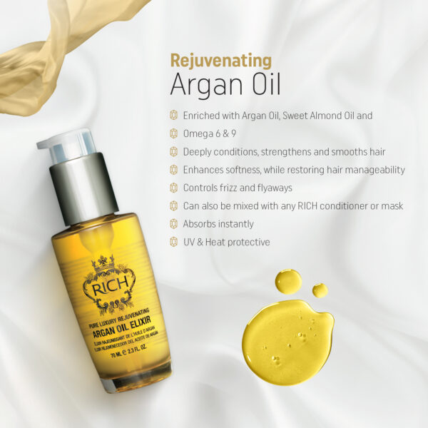 RICH Rejuvenating Argan Oil Elixir 30 ml - Image 2