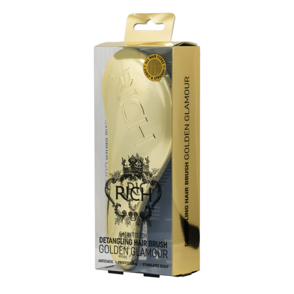 RICH Detangling Hairbrush - Golden Glamour