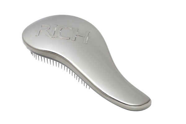 RICH Detangling Hairbrush - Silver Sparkle - Image 2